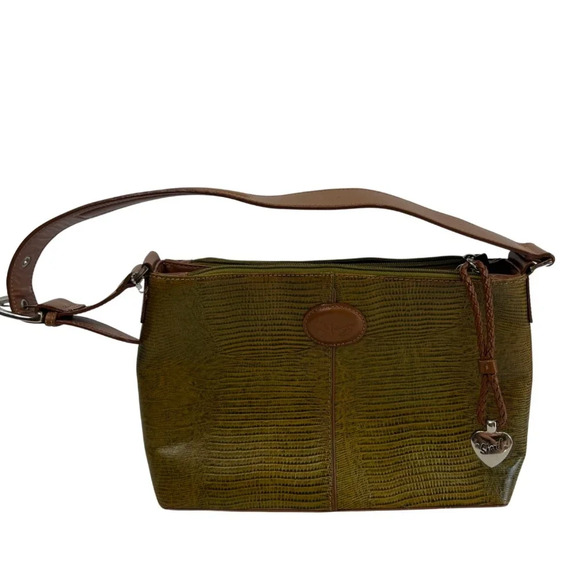 Sharif‎ Studio Embossed Croc Handbag with Change Purse - Picture 1 of 15